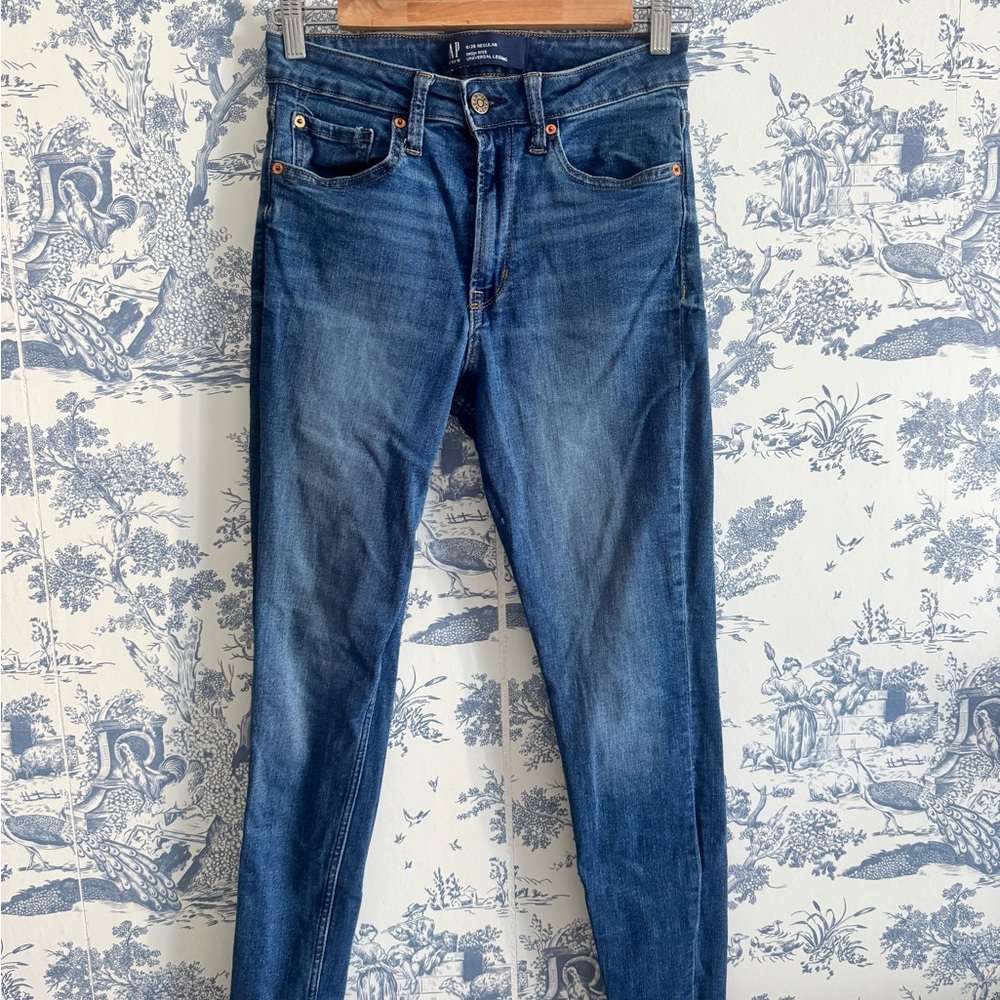 GAP Women's Blue Jeans Jeggings